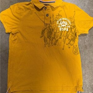 U.S. Polo Assn. Men's Polo Shirt - Bold Mustard